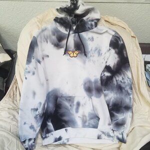 Marble Monarch Butterfly Hoodie